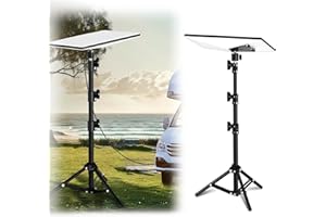 BURBIFRO Starlink Mini Tripod Mount, Adjustable Height and Tilt, Starlink Internet Kit Satellite Mounting Kit with Pipe Adapter,Compatible with Starlink Mini Dish