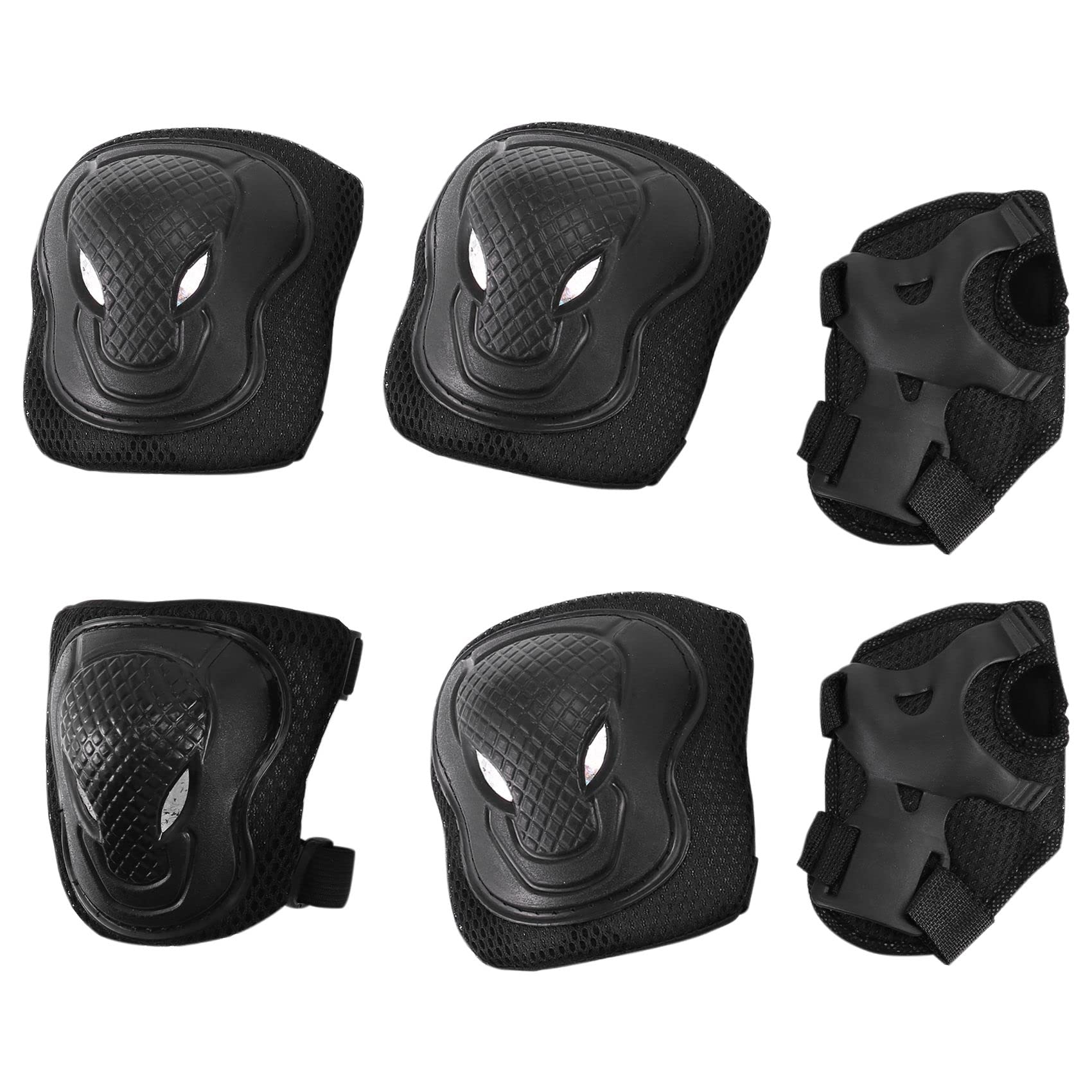 Dciustfhe Knee Pads and Elbow Pads Support Protective Pads Set for Adult Skate Protective