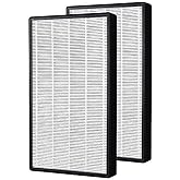 HOMFILBIT 2 Pack Replacement Filters Fit for COLZER KJ800, 3-In-1 Composite Filters (Pre-filter, Activated Carbon, True HEPA)