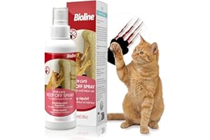 Cat Deterrent Spray for Cats to Stop Chewing, 175ml Cat-Specific Deterrent Spray, Furniture Protector & Behavior Training Spr