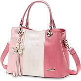 Pomelo Best Purses and Handbags for Women with Multiple Pockets, Leather Top Handle Satchel Fashion Tote Shoulder Bags Ladies