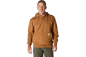 Carhartt mens Rain Defender Loose Fit Heavyweight Quarter-zip Sweatshirt