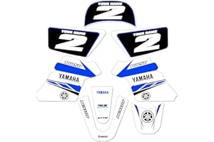 Enjoy Mfg Graphics - Compatible Fit for YAMAHA PW 50 PW50 GRAPHICS KIT DECALS DECO Fits Years 1990-2018 Enjoy Mfg (WHITE)