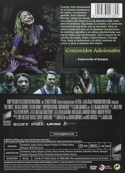 El Bosque De Los Suicidios Dvd Amazon Es Natalie Dormer Taylor Kinney Yukiyoshi Ozawa Eoin Macken Rina Takasaki Kikuo Ichikawa Noriko Sakura Yuho Yamashita Stephanie Vogt James Owen Nadja Mazalica Terry Diab Akiko