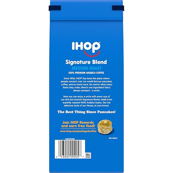 IHOP MEDIUM ROAST SIGNATURE BLEND GROUND COFFEE, 12 OZ BAG