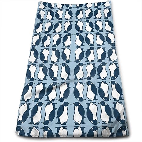 Doormat-bag Penguins Cotton Bath Towels for Hotel-Spa-Pool-Gym-Bathroom - Super Soft Absorbent Ringspun Towels