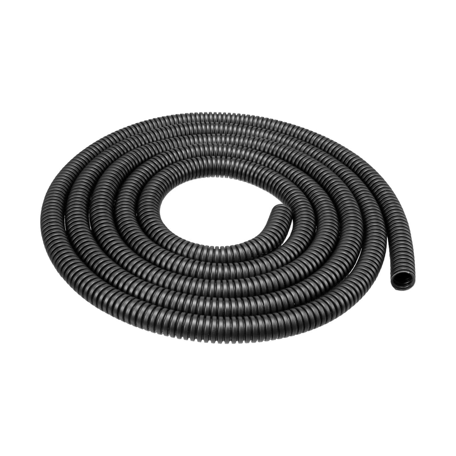 DMiotech 8.5mmx11.5mmx2.5m PP Non-Split Corrugated Tubing Indoor Outdoor for High-Temperature Automotive Harness Indoor Outdoor Wire Management