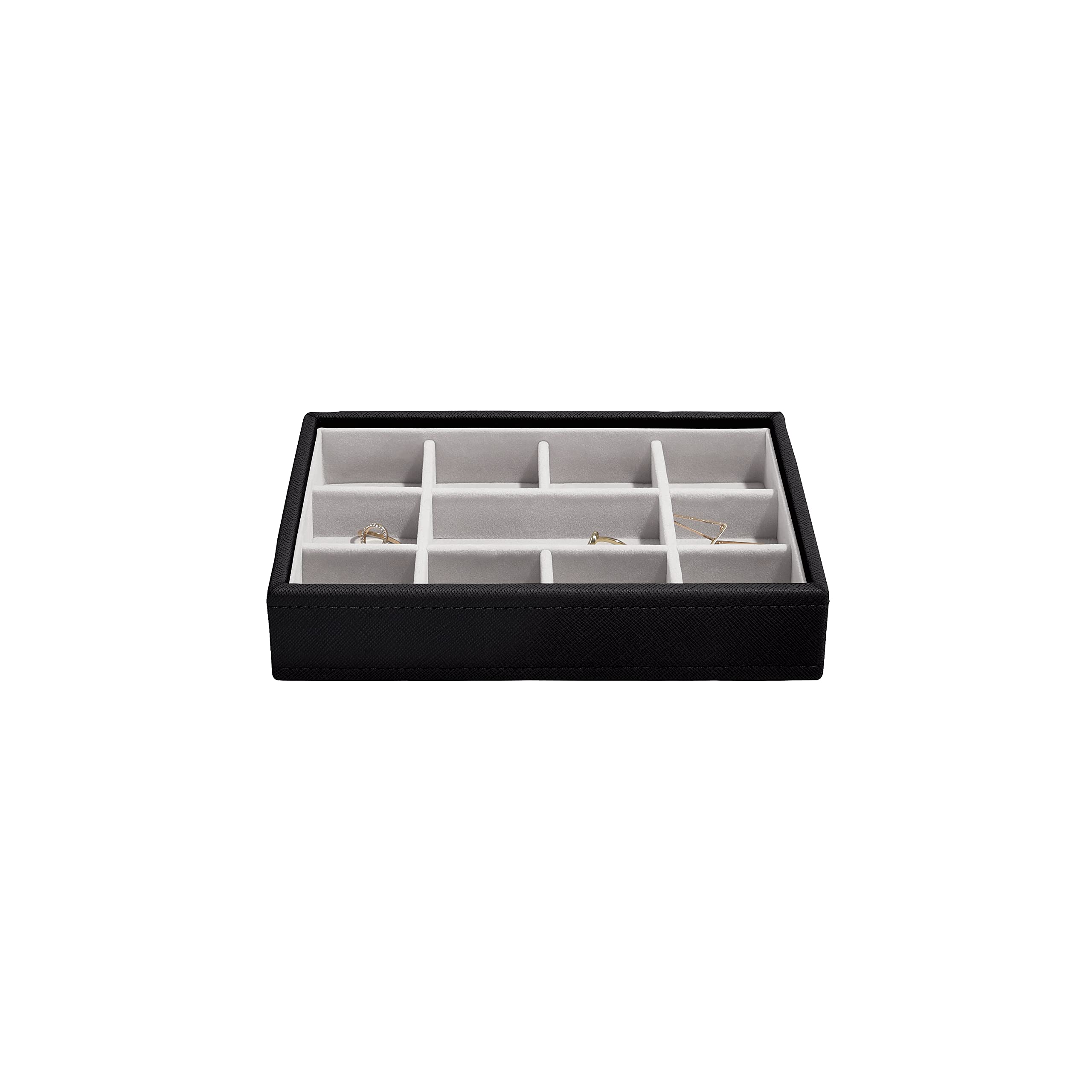 Stackers Black Mini Jewellery Box Trinkets Layer