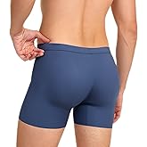 Gleefeat Men's Padded Underwear Boxer Briefs Tummy Control Body Shaper Shapewear Enhance Butt Lifter