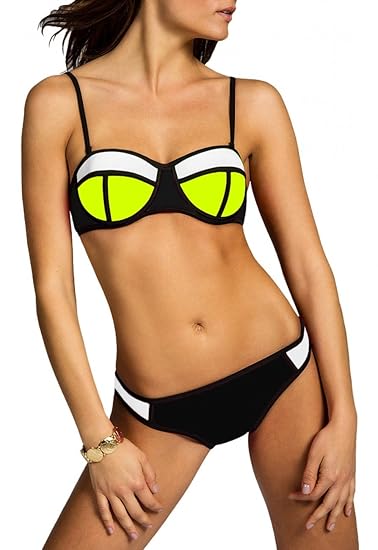 Caspar BIK005 Damen Bandage Bikini Set
