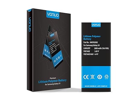 cTRON21 Samsung Galaxy S5 Akku 2100 mAh wie EB-BG900BBE VONUO Ersatz Akku Handyakku SM-GG00F