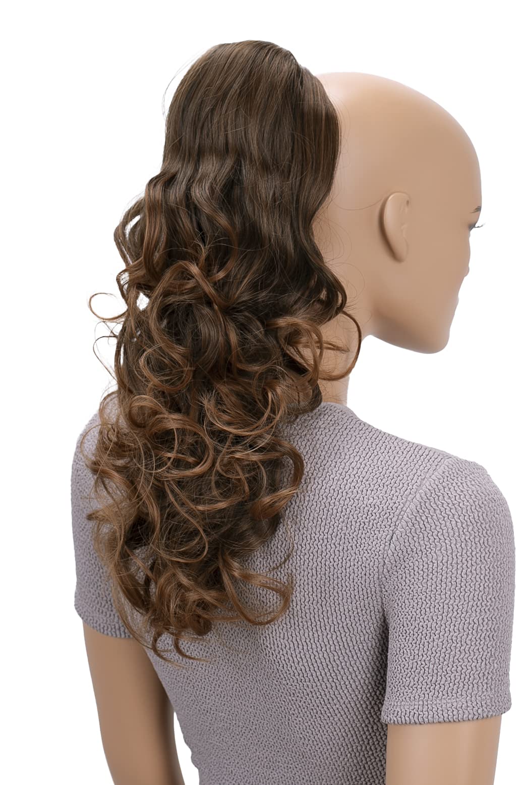 CAISHA 18" Hairpiece Ponytail Extensions Voluminous Wavy Brown Mix PH12 — image 1