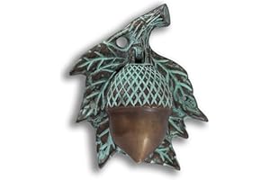 SPI Home Acorn Door Knocker - Solid Brass Decorative Front Door Hardware