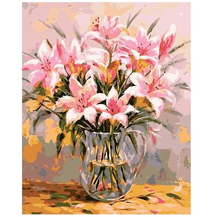 Espeedy 4050 Cm Sans Cadre Peinture à Lhuile Par Numéros