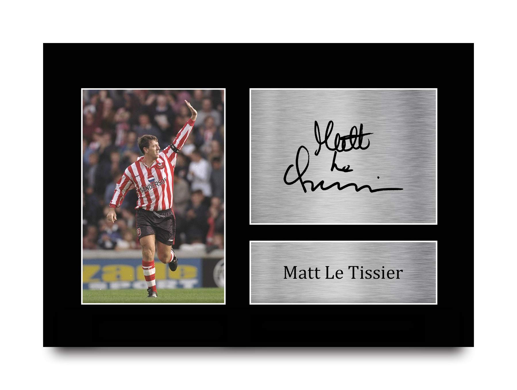HWC Trading A4 Matt Le Tissier Southampton Gifts Printed Signed Autograph Picture for Fans and Supporters - A4