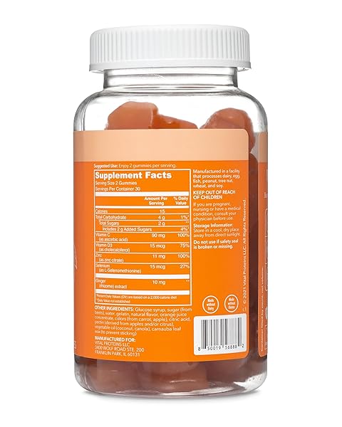 VITAL PROTEINS CITRUS IMMUNE SUPPORT GUMMIES, 60 CT