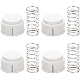Omoojee Cooler Replacement Button and Spring Compatible with Igloo Playmate Coolers, 4 Pack Lid Push Button Repair Parts Kit