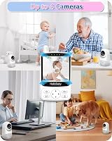 HelloBaby Baby Monitor Camera No Wifi 29 Hour 355° Pan Tilt 2x Zoom 2-Way Talk view 9