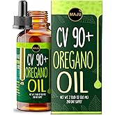 MAJU Oregano Oil Drops - Potent 90%+ Carvacrol (2 fl Oz) Wild Mediterranean Essential Oil of Oregano Liquid, Aceite de Oregano, Immune and Seasonal Support