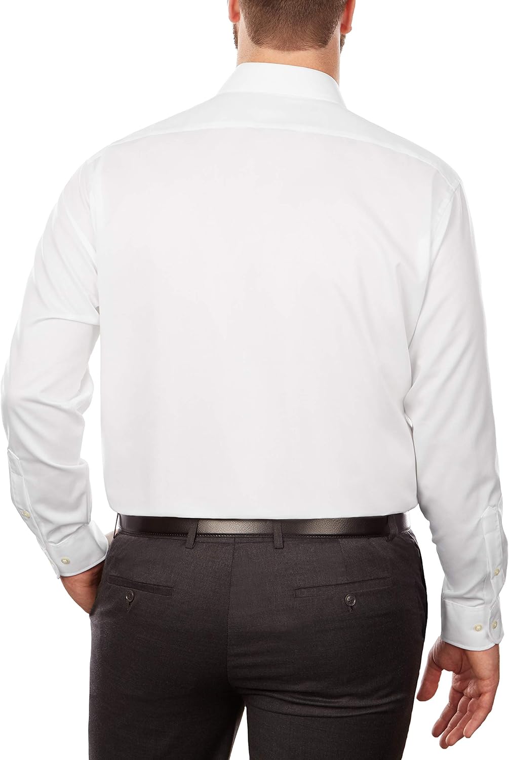 Van Heusen Men's BIG FIT Dress Shirts Flex Collar Solid (Big and Tall): Clothing