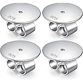 Large Earring Backs Replacement Locking Earring Backs for Studs 925 Sterling Silver Earrings Lifters Back for Droopy Ears Plated Back of Earrings