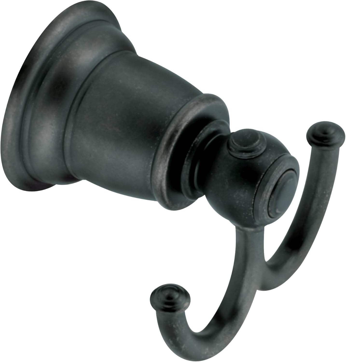 Moen YB5403ORB Kingsley Double Robe Hook, Oil Rubbed Bronze - Bath Towel Hooks - 