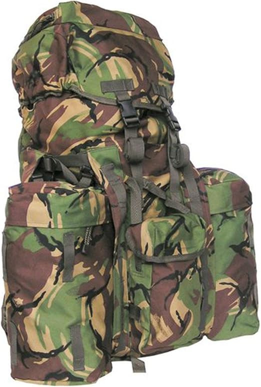 British Army Style Full Size Combat Rucksack Bergen 120L DPM + Pockets + Yoke Amazon.co.uk