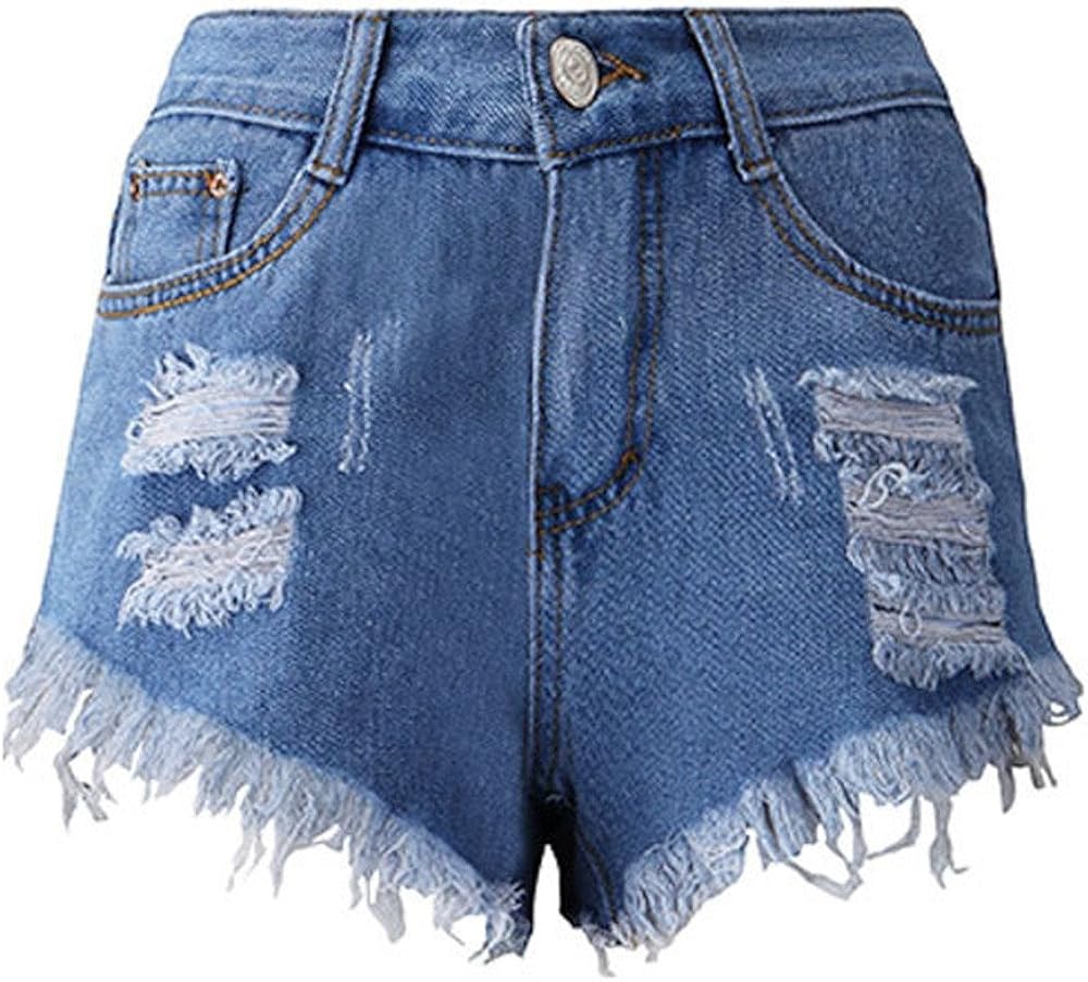 denim shorts with holes