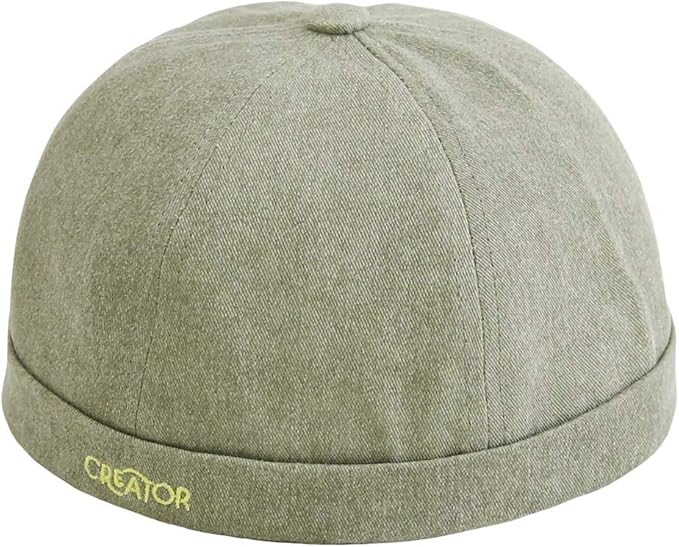 Amazon ミリテージ Creator メンズ レディース ワッチキャップ ロールキャップ フィッシャーマンキャップ ファッション ハット Creator Watch Short Bienie カーキ ニット 通販