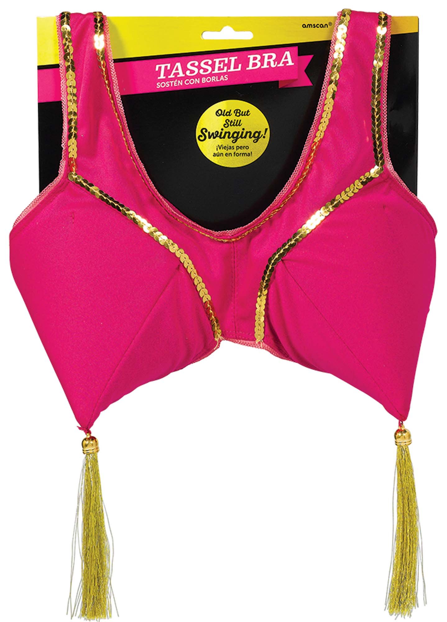 Amscan International 210472 Novelty Joke bra with Tassels Milestone