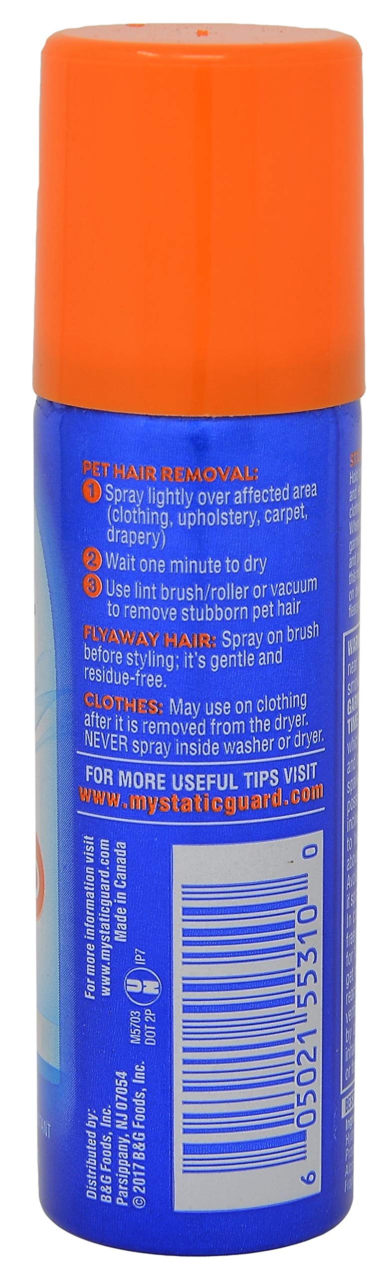 Static Guard Bonus Pack Spray 12.4 oz (2 Pack of 5.5 oz & 1 Pack of 1.4 oz)