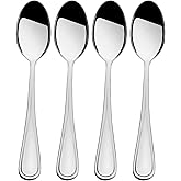 Mikasa Bravo 18/10 Stainless Steel Coffee Spoon, Set of 4