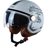 Casco De Moto Mujer Casco De Moto Abierto Vintage, Motocicleta