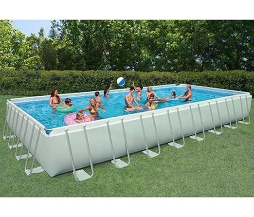 Piscina Intex Ultra Frame Rettangolare 975x488x132 Cm Combo