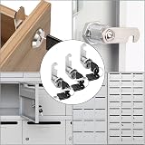 JMIATRY 12x 20mm Security Cam Locks w/ 24 Keys for Mailbox Drawer Cabinet Door view 5