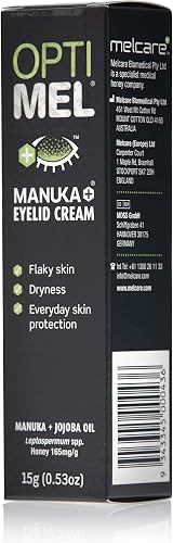 Optimel Manuka Honey Eyelid Cream 15g Dry Itchy Flaky Skin Face Eczema Relief view 4