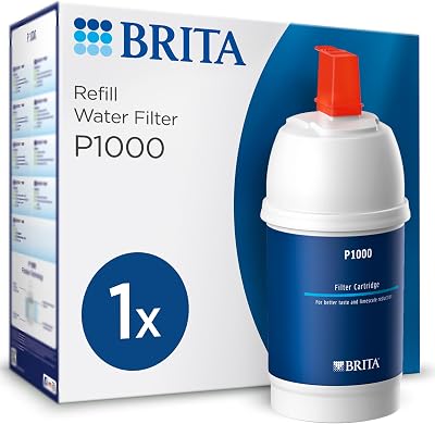 BRITA P1000 Filter Cartridge Replacement Tap Water System Reduces Chlorine