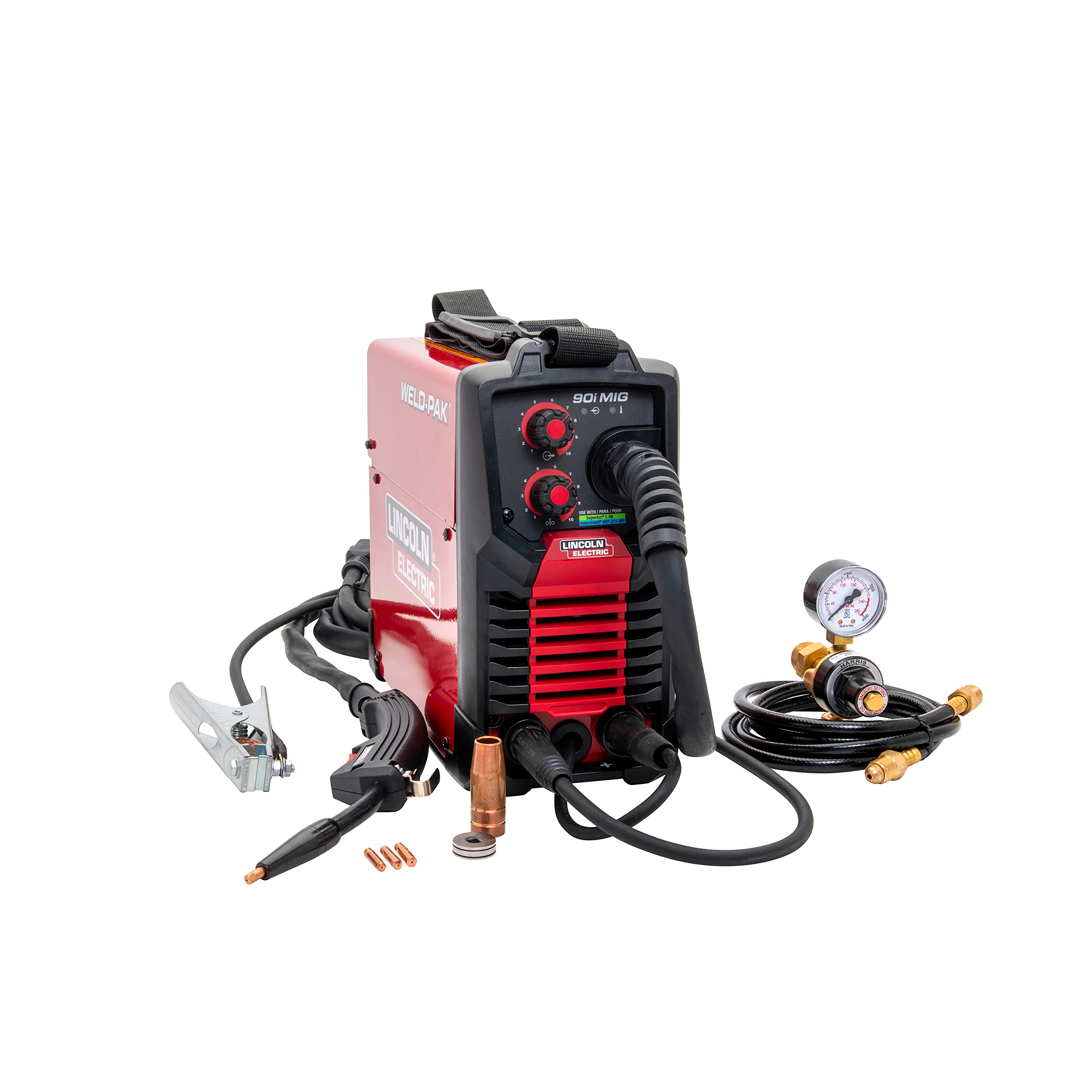 Lincoln Electric 90i MIG and Flux Core Wire Feed Weld-PAK Welder, 120V ...