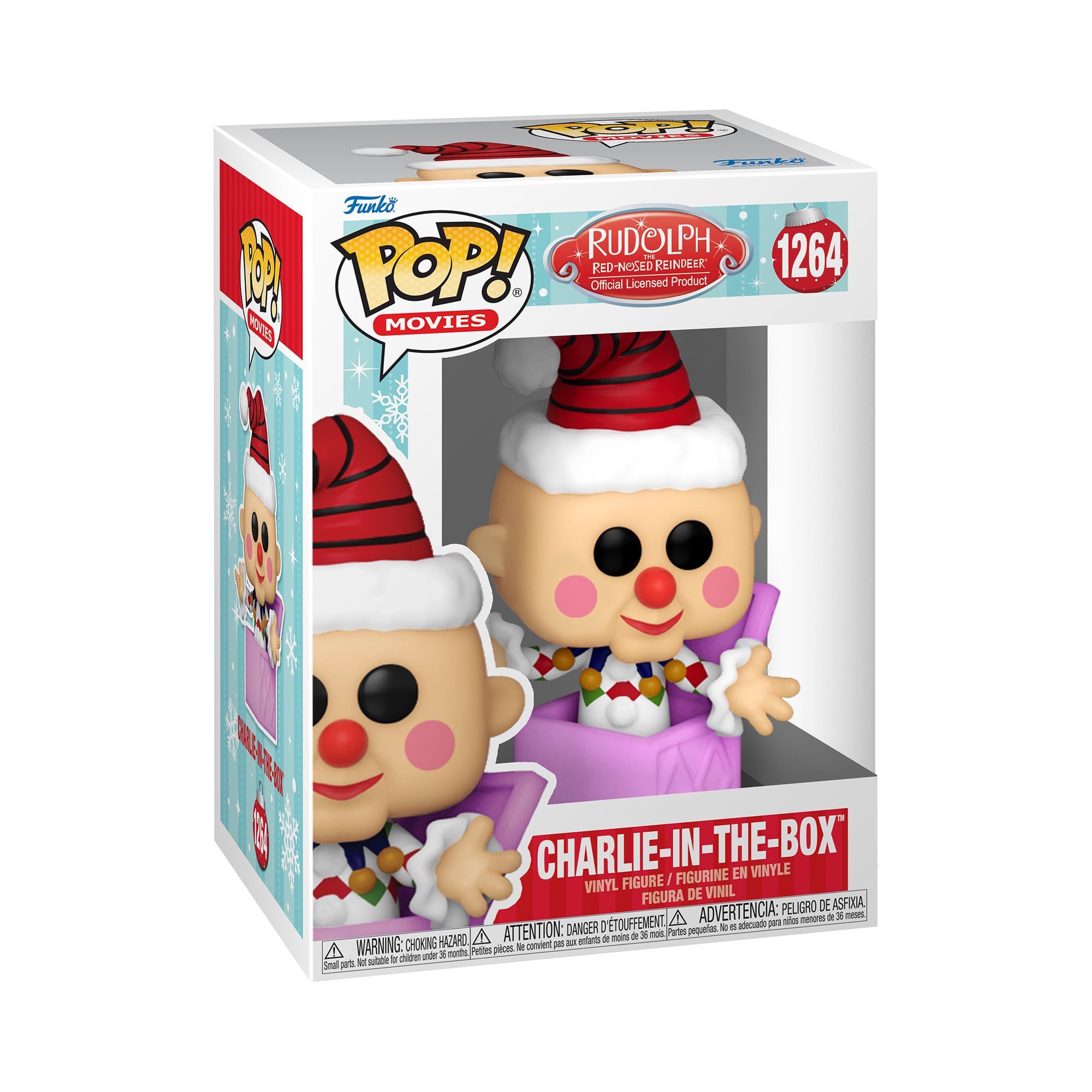Funko POP! Movies: Rudolph - Misfit Elephant - Charlie In the Box - Rudolph the Red-Nosed Reindeer - Collectable Vinyl Figure - Gift Idea - Official Merchandise - Toys for Kids & Adults - Movies Fans