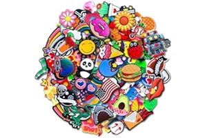 30PCS 50Pcs Random PVC Shoe Charms,Garden Shoes Cute Shoe Charms Decoration with Different Designs Shape for Girls,Boys and A