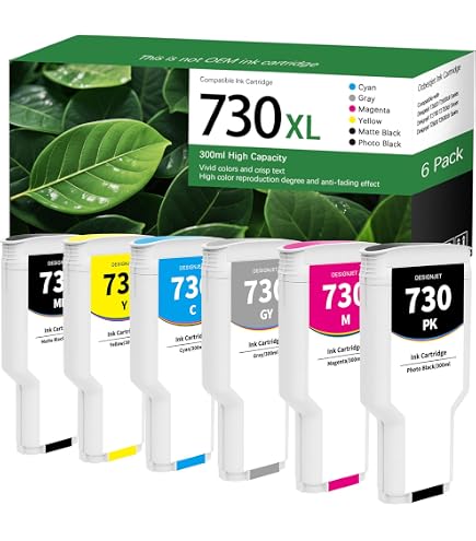 Amazon.com: HP 730 300-ML Gray Ink Cartridge : Office Products