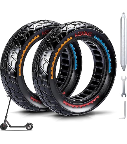 Pneu Scooter électrique Sans Chambre à Air 30,5 Cm (12 X 4.50-6.5) – Caoutchouc épais – Adhérence Renforcée