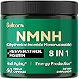 Satoomi 8in1 NMNH - NMN Supplement Alternative - NAD Supplement to Support NAD+ Levels Added Fisetin, Resveratrol, Quercetin, Turmeric, Berberine, Vitamin D3 & C - 60 Count for 30 Days