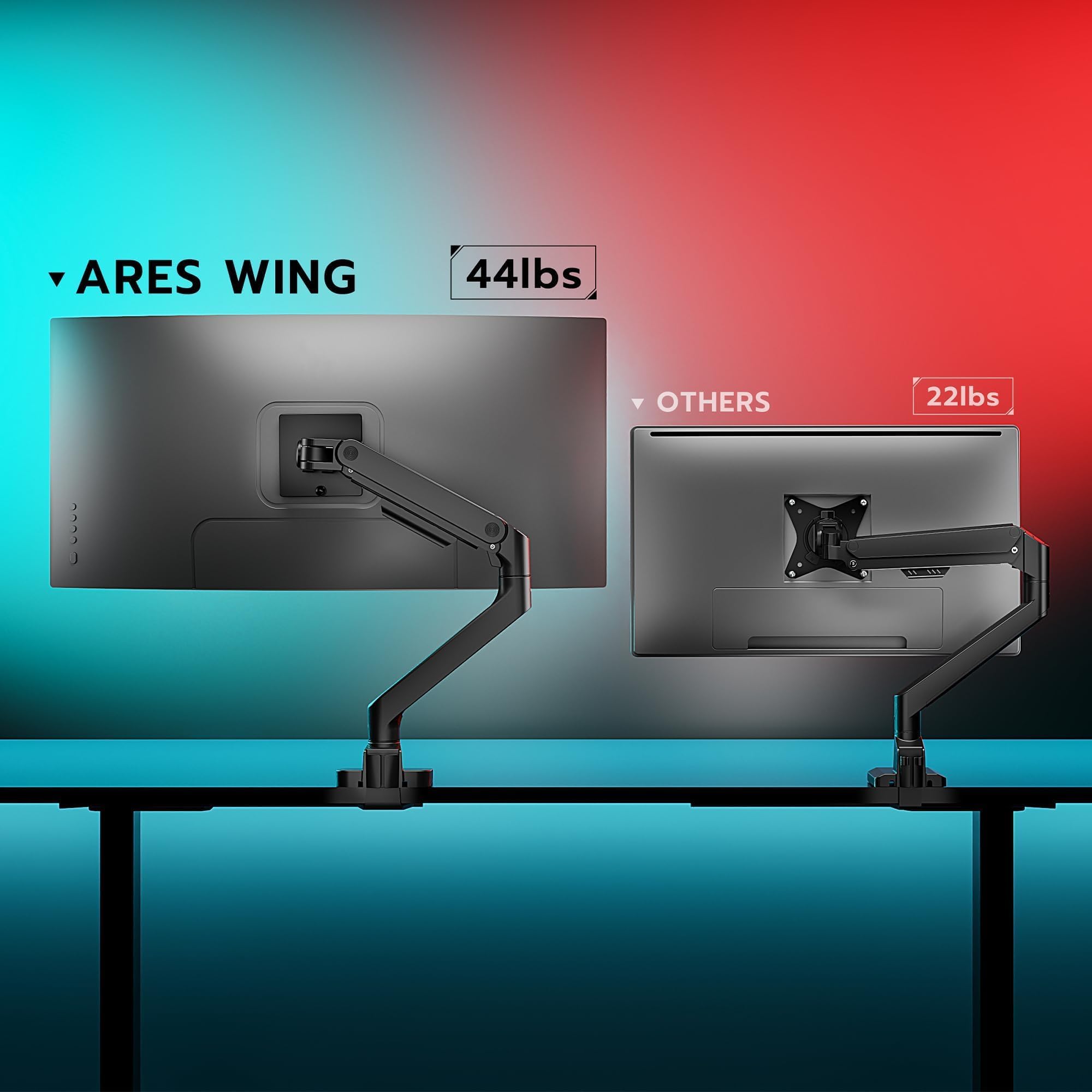 Mua ARES WING Ultrawide Monitor Arm for 17 to 49 Inch Heavy Duty Curved ...