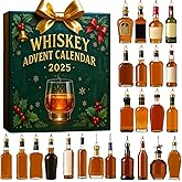 Whiskey advent calendar 2025, 24 Premium Whiskey Pendants for Holiday Countdown & Gifting, A Daily Tasting Journey Through th