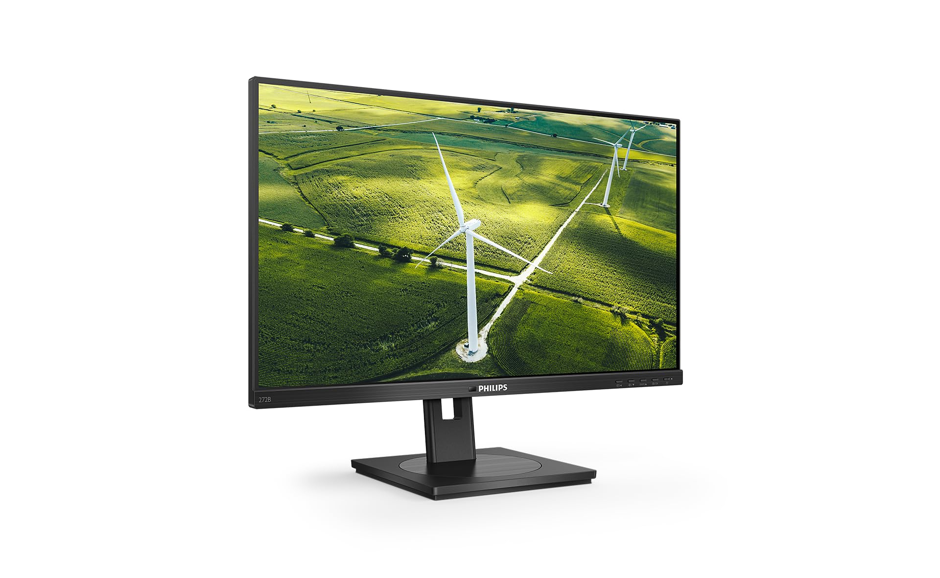 Philips 272B1G - 27 Inch FHD Monitor,75Hz,4ms,IPS, Speakers, Height Adjust, USB Hub, Light sensors (1920 x 1080, 250 cd/m², HDMI/VGA/DVI/DP/USB 3.2/USB-B)