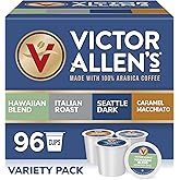 Flavored &amp; Unflavored Coffee Variety Pack for K-Cup&reg; Keurig 2.0&reg; Brewers, 96 Count Victor Allen&rsquo;s Coffee&reg; Single Serve Coffee Pods