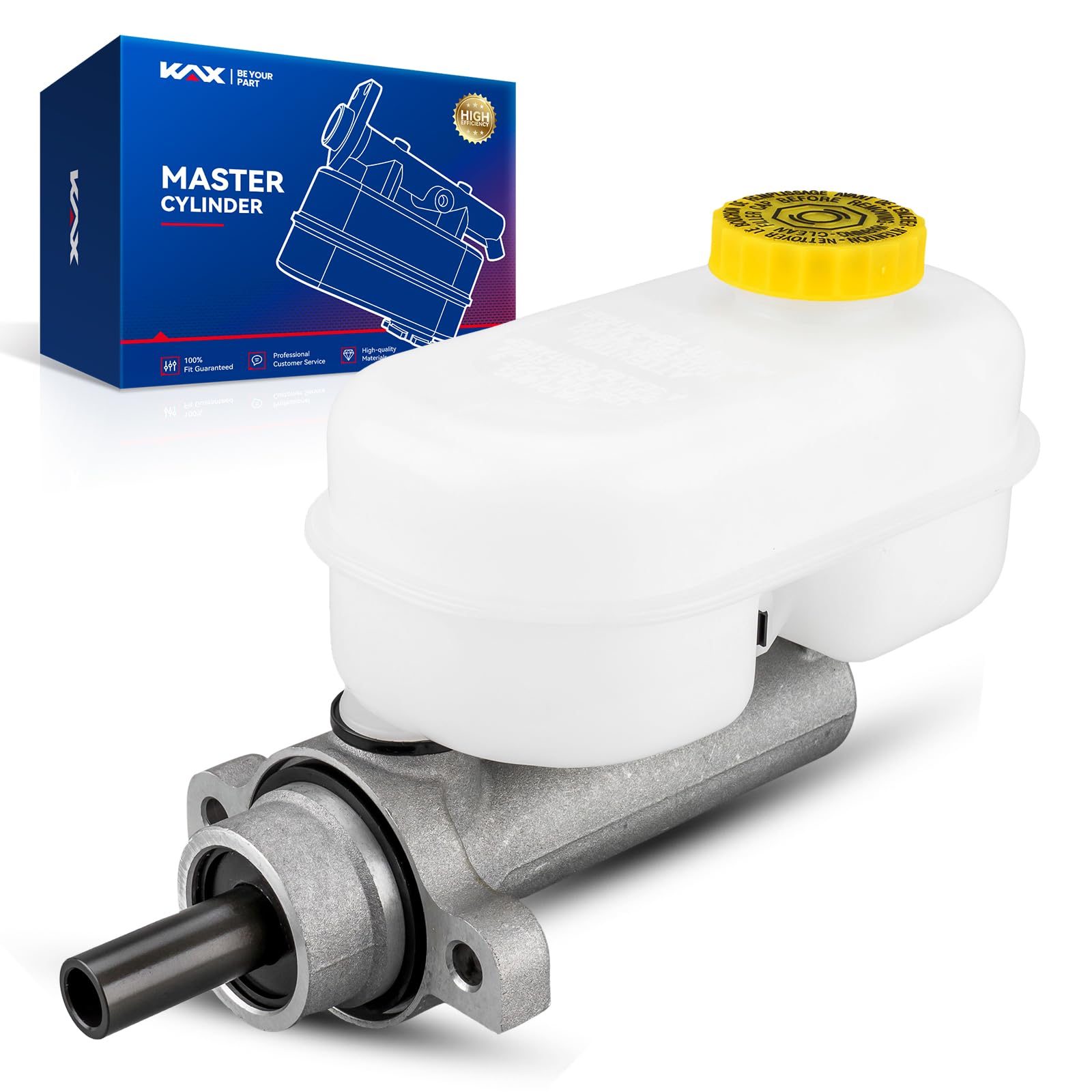 Photo 1 of KAX Brake Master Cylinder with Reservoir for 1999-2004 Dakota 1999-2003 Durango 2003-2006 Viper 2008-2009 Viper, OE Replacement, High Performance Aluminum Body, Replaces OEM Part# M134437