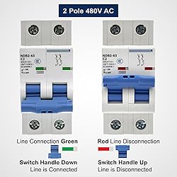 ASI AC Miniature Circuit Breaker - 2 Pole DIN Rail