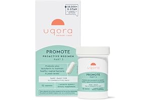 Uqora Promote - Support Vaginal Health* - Probiotic for Women with Lactoferrin, Lactobacillus Acidophilus & Lacticaseibacillus Rhamnosus - Vaginal Probiotics - Gluten-Free - 15 Capsules